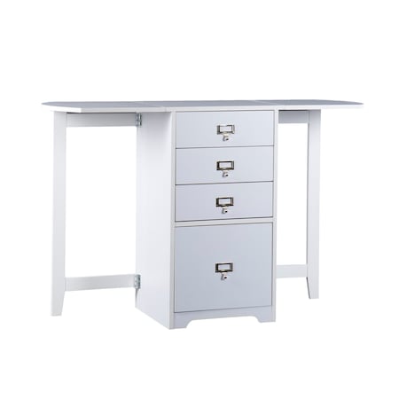 Homeroots Fold-out Organizer and Craft Desk 402073
