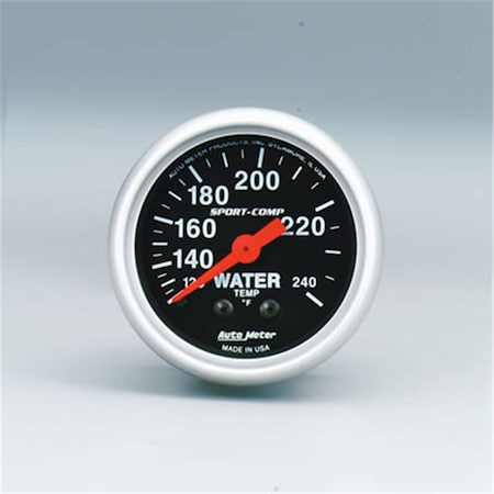 Auto Meter 3332 Sport-Comp Water Temperature 120-240 Degree F A48-3332