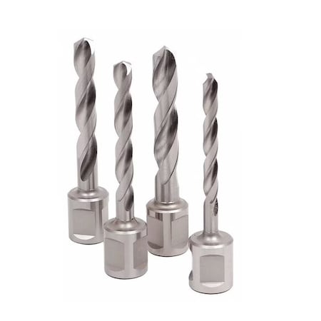 Slugger By Fein Twist Drill Bit Sets, HSS Material, 4 pcs. 64298050000