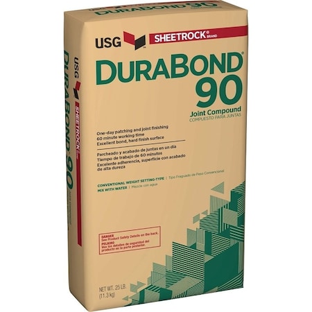 Usg Durabond 381630120 Joint Compound, Powder, 25 lb Bag 381630120