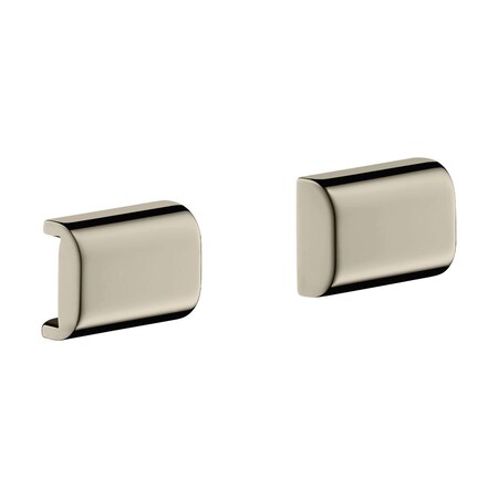 Axor Universal SoftSquare Cover for rail (2 pieces) in Polished Nickel 42871830