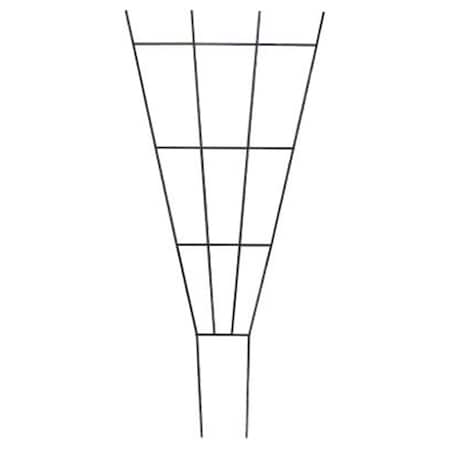 Panacea 89635 36 H x 15 W in. Green Fan Style Pot Trellis 105989