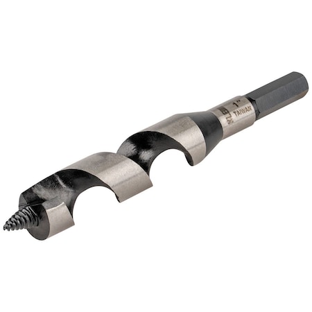Klein Tools Steel Ship Auger Bit, Screw Point, 1 x 4-Inch 53406