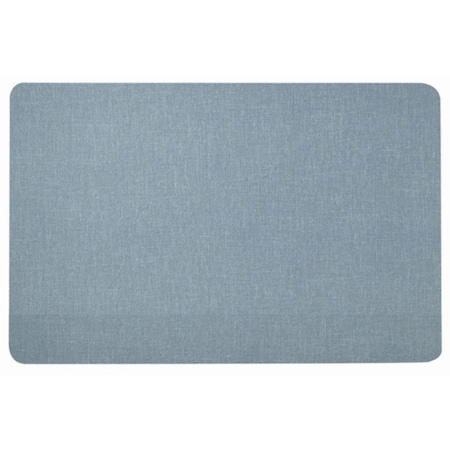 Aarco Fabric Covered Tackable Board Radius Model 48" x 96" Grey Mix RDF4896012