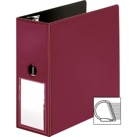 Business Source 5 DRing Binder, Red BSN33122