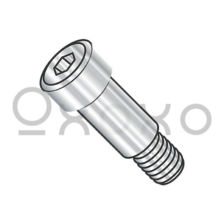 Oxoxo 1/4-20X1 MS51576 Military Socket Head Shoulder Screw Stainless Steel DFAR, 10PK 612597