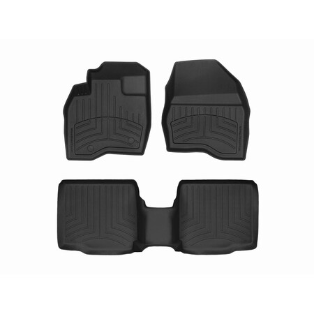Weathertech Black, Front and Rear FloorLiner HP 447041IM-443594IM