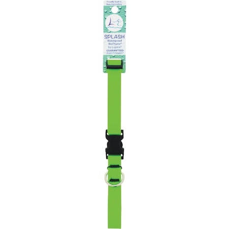 Lupine 3/4'' Waterproof Neon Green 13 to 22'' Adjustable Collar 28302