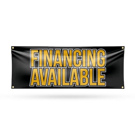 Signmission Financing Available, 18 Inch x 48 Inch, Vinyl Banner B-30626