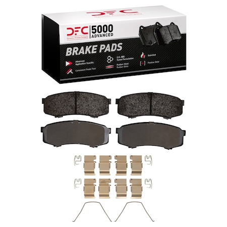 Dfc 5000 Advanced Disc Brake Pad Set, 1551-0606-01