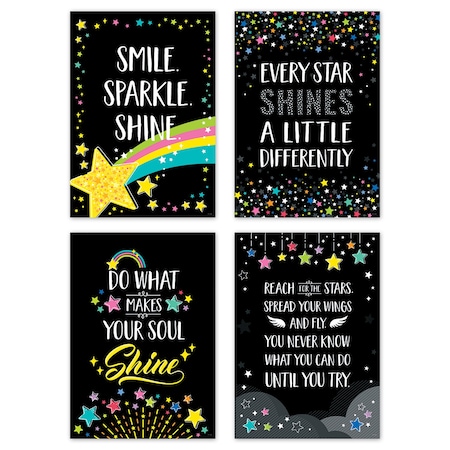 Creative Teaching Press Star Bright Inspire U 4-Poster Set 10987