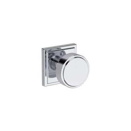Baldwin Residential Door Knobs Half Dummy Reversible Bright Chrome HDVASSSR260