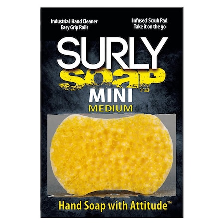 Surly Mini Bar Surly 14069 Yellow Surly Mini Soap Infused Hand Scrubber, Medium SSM001