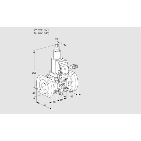 Honeywell Kromschroder VAS240F/LWGR KS88010286