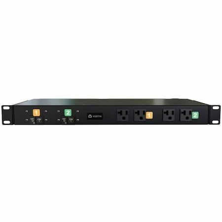 Vertiv RPDU, BASIC, STANDARD, 30A, 120/208V, 5.7KW, HORIZONTAL, (12) COMBINATION C13/C1 VP0N3100