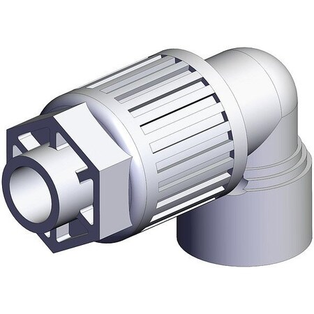 Smc High Purity Tube Fitting, Adapter, PFA LQ3L3B-FN