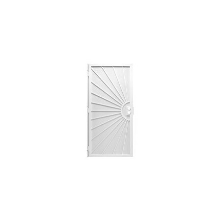 Precision Del Sol Series Door Screen, 80 in L, 36 in W, Steel, White 3833WH3068