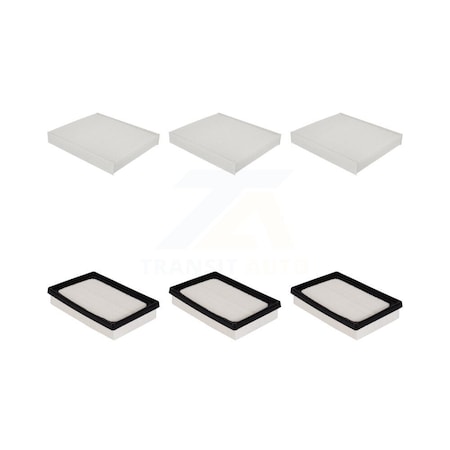 Pur 3x Air + 3x Cabin Filter 6 Total Kit For Toyota Prius Corolla Prime C KFL-100991