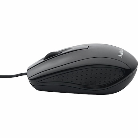 Verbatim Corded Optical Mouse - Black. 70733