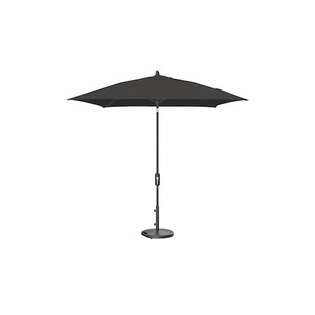 Treasure Garden 7.5 ft Square Patio Umbella, aluminum, fiberglass ribs, outdoor, Coal UM847SQ-09 5489 Coal