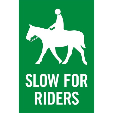 Lyle Slow For Riders, 24x36, Engineer Grade, Green G-14297-EG_24x36