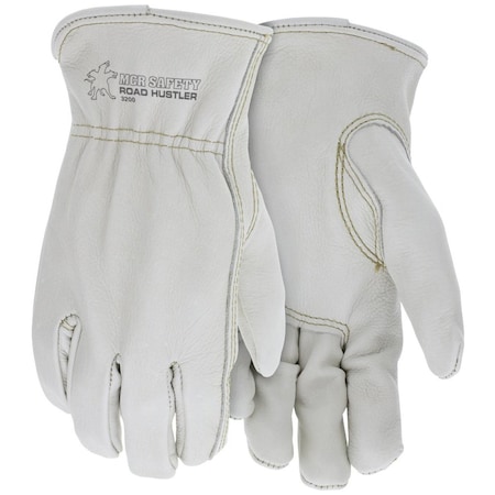 Mcr Safety Arm Protection Gloves, XX-Large, ANSI Heat Level: 2, Beige, Slip-On/Open Cuff 3200XXL