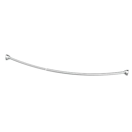 Gatco 72" Curved Shower Rod Set, Chrome 825