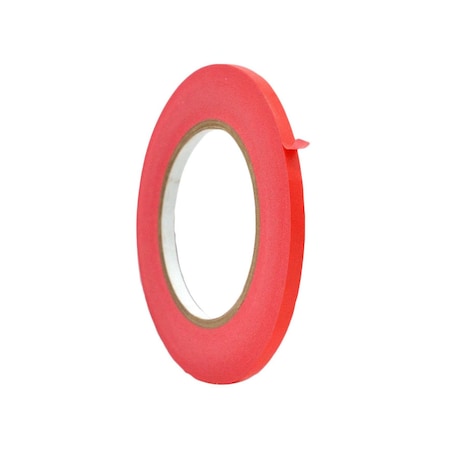 Wod Tape FPTC7 Printable Flatback Tape 1/4 in. x 60 yds. Red, 144PK WOD FPTC7-00250-144-60-RED