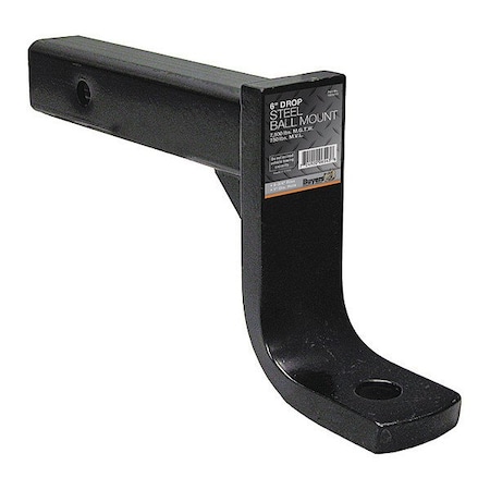 Buyers Products Ball Mount, 10 in L, Carbon Steel 1803015