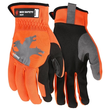 Mcr Safety Personal Protective Gloves, Medium, Slip-On/Open Cuff, Resists: Abrasion/Cut/Puncture 954M
