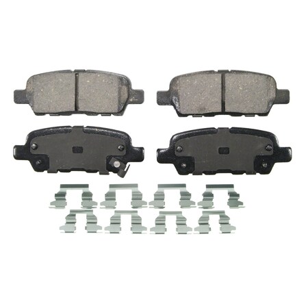 Wagner Brake QuickStop Rear Disc Brake Pad Set Ceramic, ZD1288