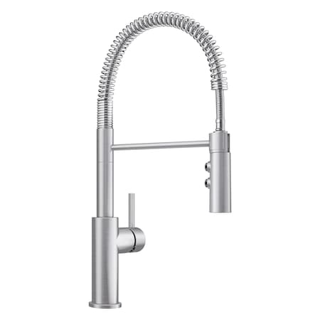 Blanco Catris Semi-Pro 1.5 GPM, PVD Stainless 401918