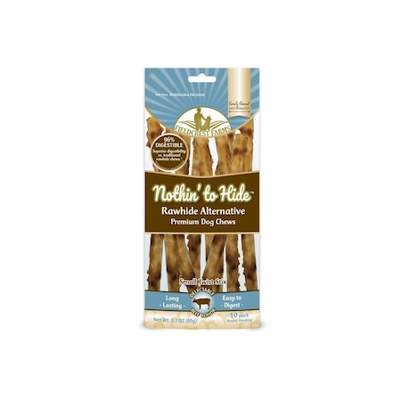 Fieldcrest Farms Nothin' to Hide Twist Stix Dog Chew Treats, Beef, 10PK 154