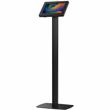 Cta Digital PREMIUM THIN PROFILE FLOOR STAND WITH VESA PLATE AND BASE BLACK PAD-CHKB