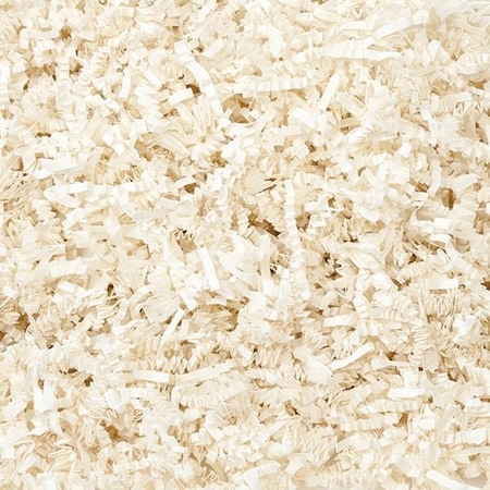 Nashville Wraps Ivory Crinkle Cut Shredded Paper, 10 lb Box ZF10IV