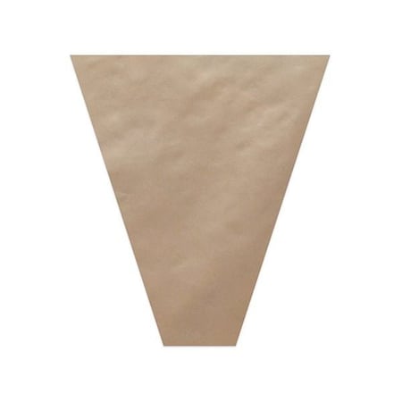 Nashville Wraps Brown Bouquet Sleeve, 4 x 18 x 17, 50PK 418MSB