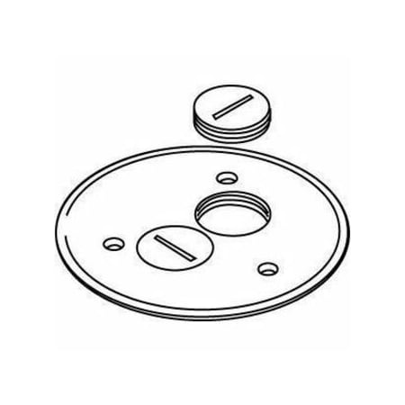 Wiremold Open Cover Plate, Brown, Brass 895SP