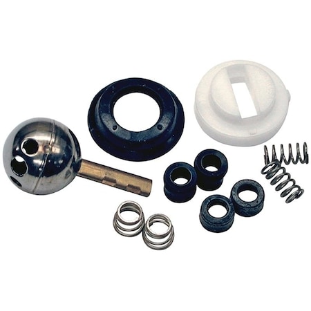 Danco Cartridge Repair Kit, Brass, Black, For: Delta Single Handle Old-Style or New-Style Faucets 86971