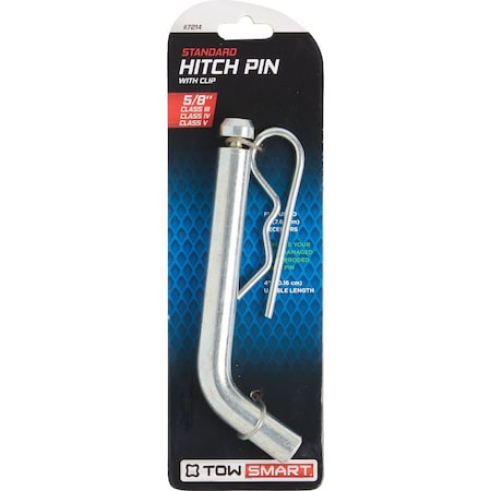 Towsmart Class V 5/8'' Dia. Hitch Pin with Clip 7214