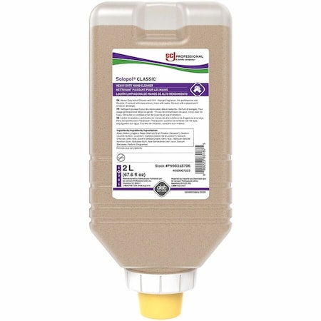 Deb Hand Cleanser Cartridge, Stocko, Solopol Classic, 2,000 mL, 6 PK PN98318706