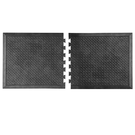 Amerihome 2 Piece Interlocking Anti Fatique Rubber Mats 27077088410