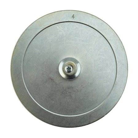 Brah Electric 4 Knock-Out Filer with 3 piece, gasketed, with center hole KOFG-4-BP