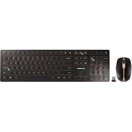 Cherry Americas BLUETOOTH OR 2.4GHZ WIRELESS, AES-128 BIT 128 ENCRYPTION KEYBOARD & MOUSE, 104 JD-9100US-2