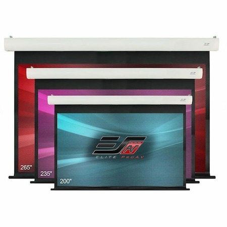 Elite Screens ELITE PROAV SAKER PLUS, 235IN DIAG. 16:9, LARGE ELECTRIC MOTORIZED DROP DOWN PRO SK235XHW3