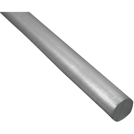 K&S Precision Metals Decorative Metal Rod, 38 in Dia, 36 in L, 1100O Aluminum, 6061 Grade 3057