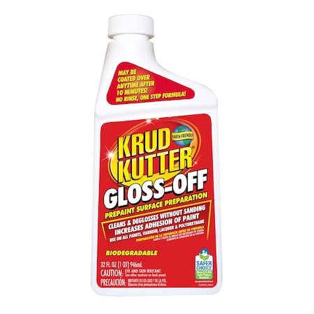 Krud Kutter Gloss-Off Prepaint Surface Preparation, 1 Quart GO326