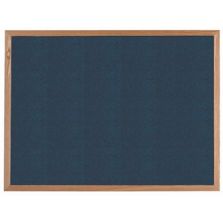 Aarco VIC Cork Bulletin Board, Red Oak Frame, Clear Lacquer Finish, Cinnamon Bark 36''Hx48''W OW3648207