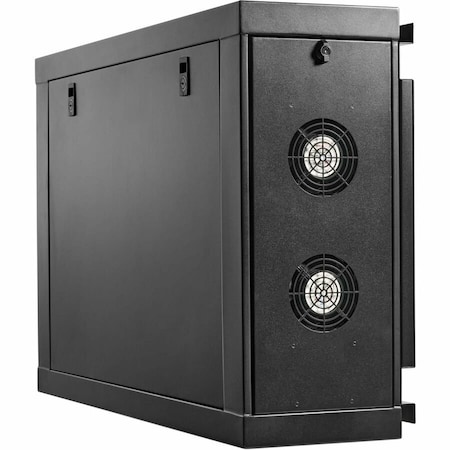 Eaton Tripp Lite Series SmartRack 4U Low-Profile Side-Mount Wall-Mount Mini Rack Enclosure, Black SRW4USM