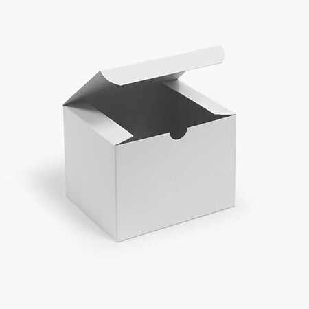 Nashville Wraps Recycled White 1 Piece Gift Boxes, 6x4.5x4.5, 100PK GW04