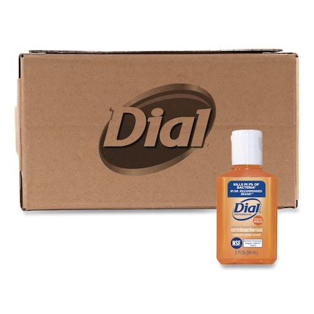 Dial Professional Gold Antibacterial Liquid Hand Soap, 2 oz, PK144 DIA32966